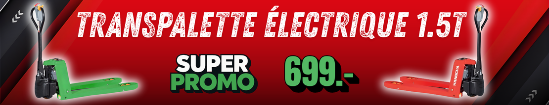 Transpalette Lithium 1.5T en promo