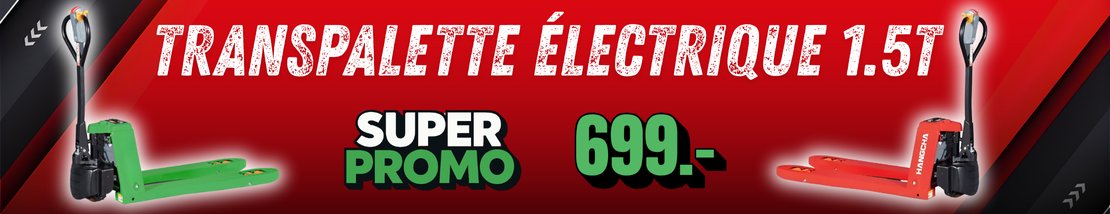 Transpalette Lithium 1.5T en promo
